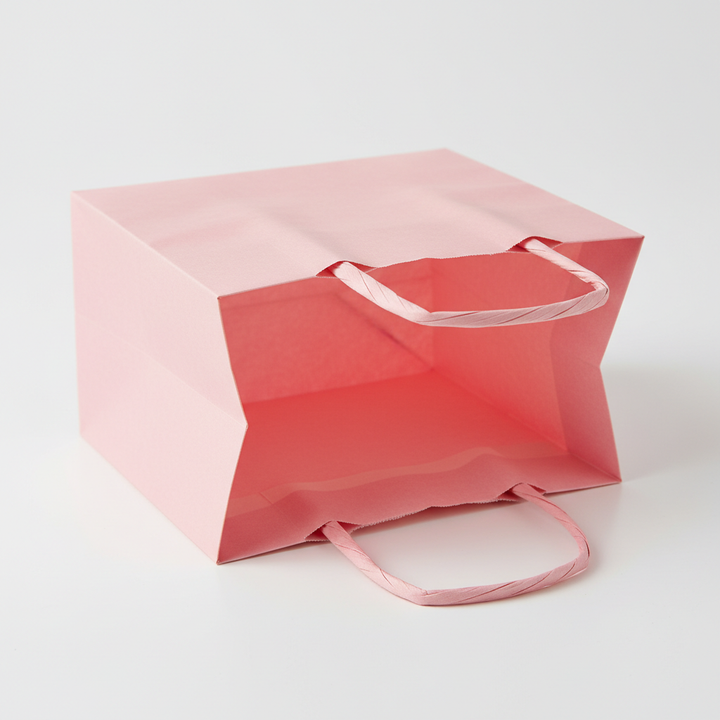 Pink Paper Favor Bags - 12 Count
